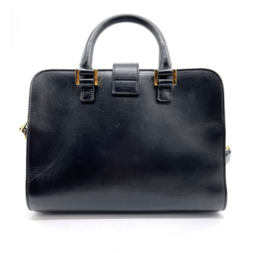 Saint Laurent Crossbody handbag Baby bag black Cabas gold Black Gold